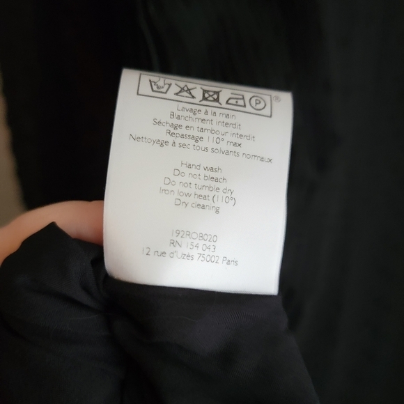 Sezane Armance Dress in Noir size 40 NWT - Picture 15 of 15